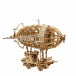 DIY 3D Wooden Puzzle Airship Model Home Decoration