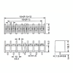 SY25C 4Pin 7.62mm 20A 300V Barrier Terminal Block Connector – 2 Pcs - Image 5