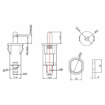 Door Switch 10A NO 10mm Black Handle – 1 Pcs - Image 6