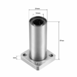 LMKL12LUU Square Flange Linear Ball Bearing - 1 Pc - Image 2