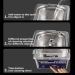 MECHANIC iClean-E08P Ultrasonic Cleaner 0.8L 80W High Frequency Cleaning Machine for Mobile Phone Repair Washing Tools - Image 4