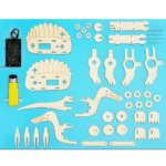 DIY Wooden Mechanical Spinosaurus Kit Children′ S DIY Stem Creative Scientific Programming Technology Learning Educational Toys - Image 5