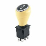 Toy Car Gear Rocker Latching Switch White