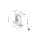 SK16 16mm Aluminum Linear Shaft Support Bracket - 1 Pc - Image 3